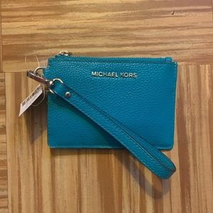 Cute Michael Kors Teal Wallet :)